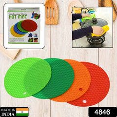 Silicone Hot Pot Mat Set – Heat-Resistant Kitchen Trivets | Bake & Dwell