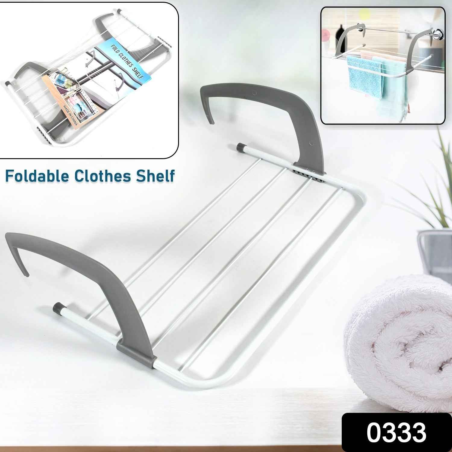 Folding Drying Rack – Compact, Steel & Rust-Free | Indo Glow