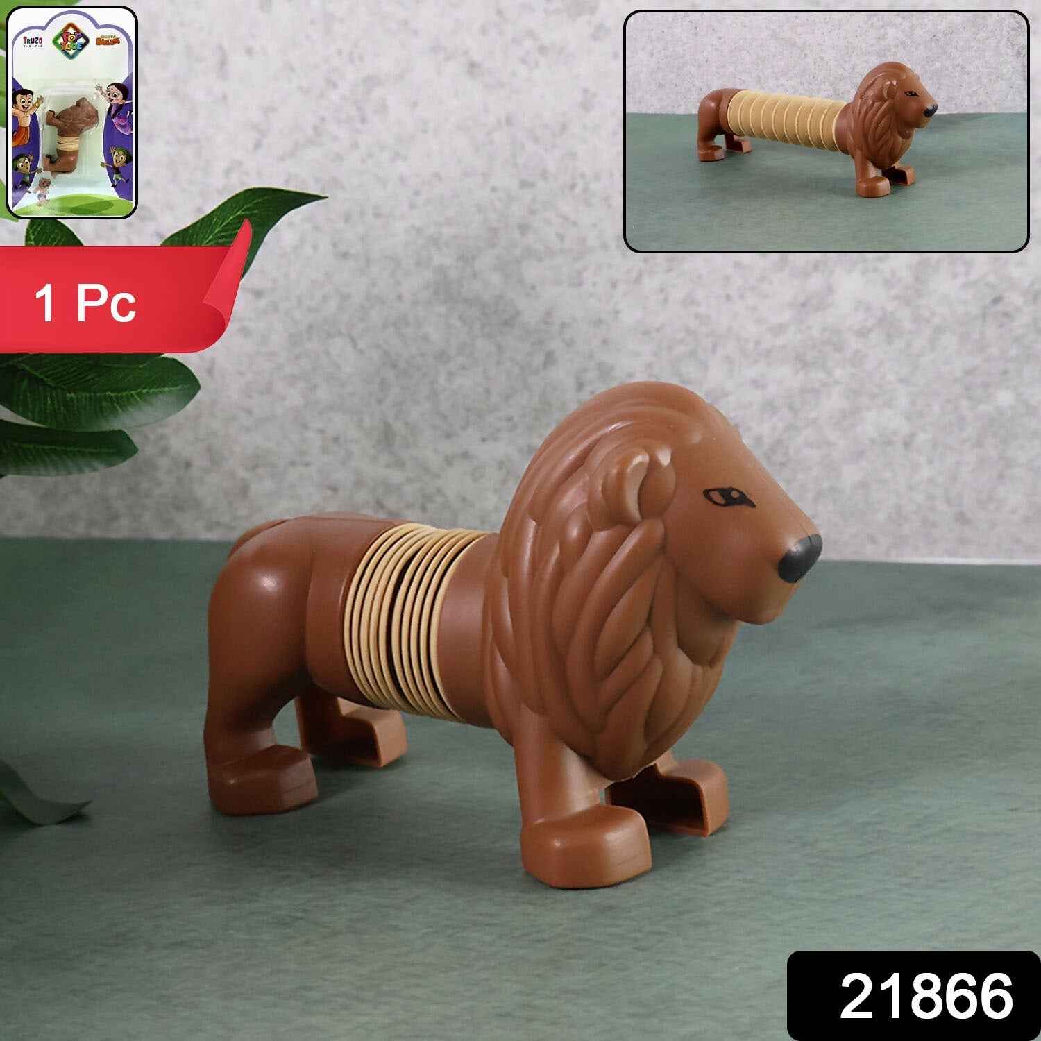 Lion Shape Magic Spring Toy – Stretchable Fun Fidget for Kids