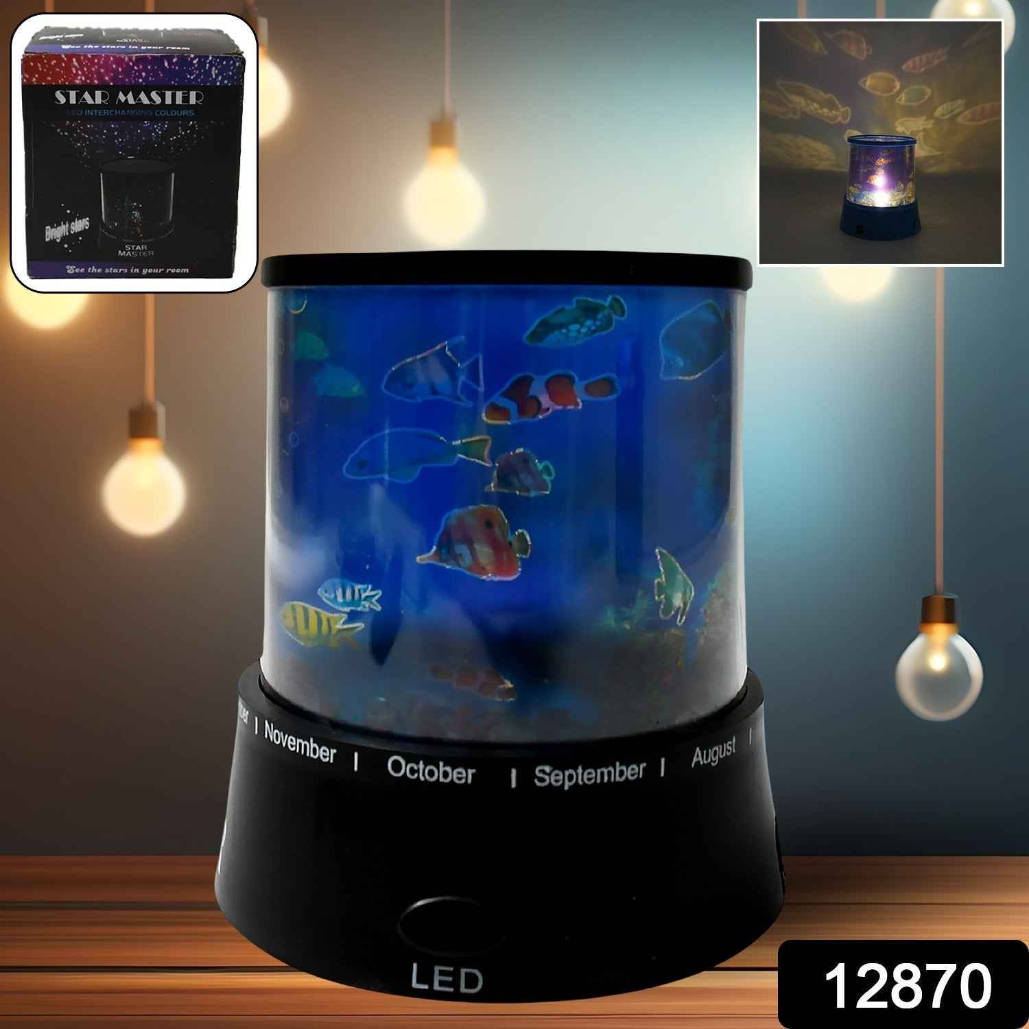 LED Projector Night Light – Star & Ocean Wave Lamp | Indo Glow