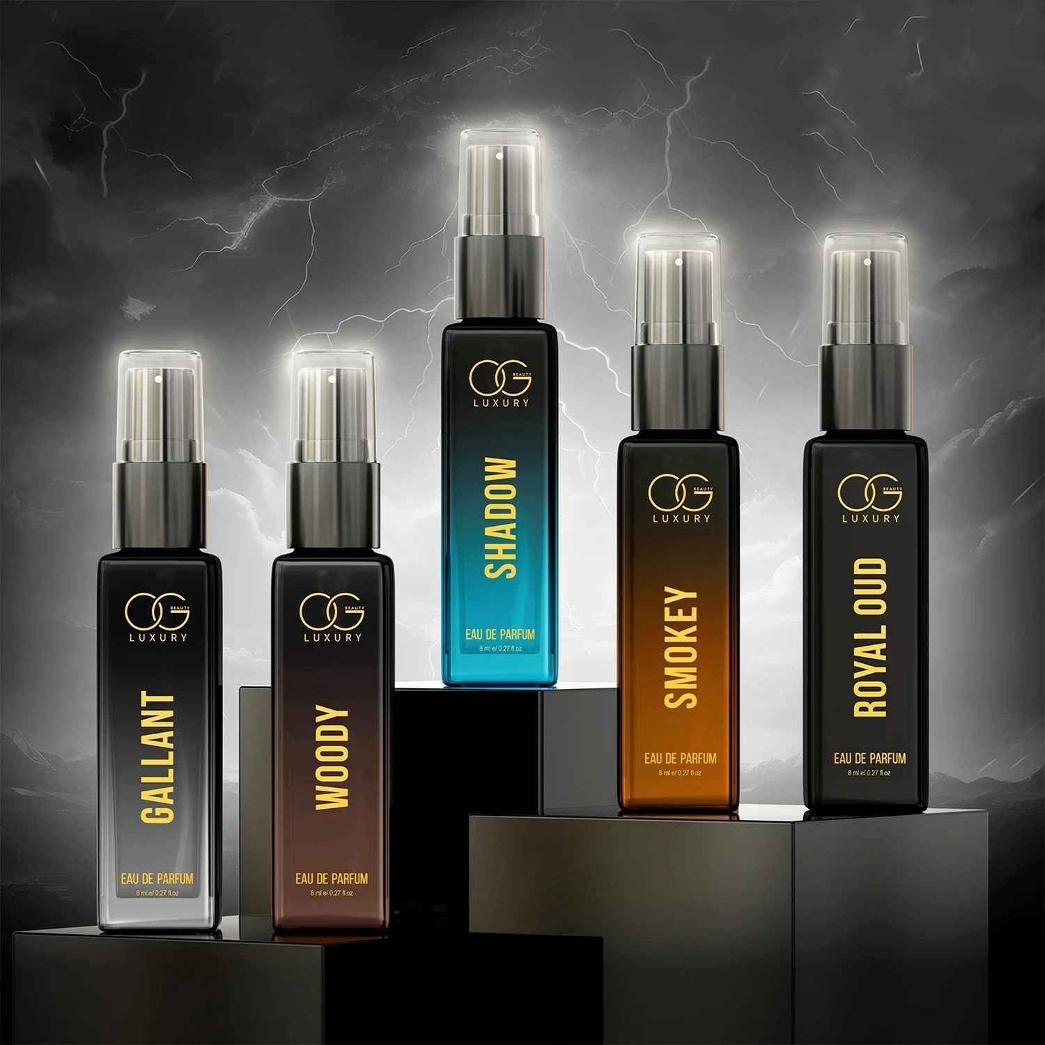 Luxury Perfume Combo Pack – 5 Long-Lasting Eau de Parfums for Men