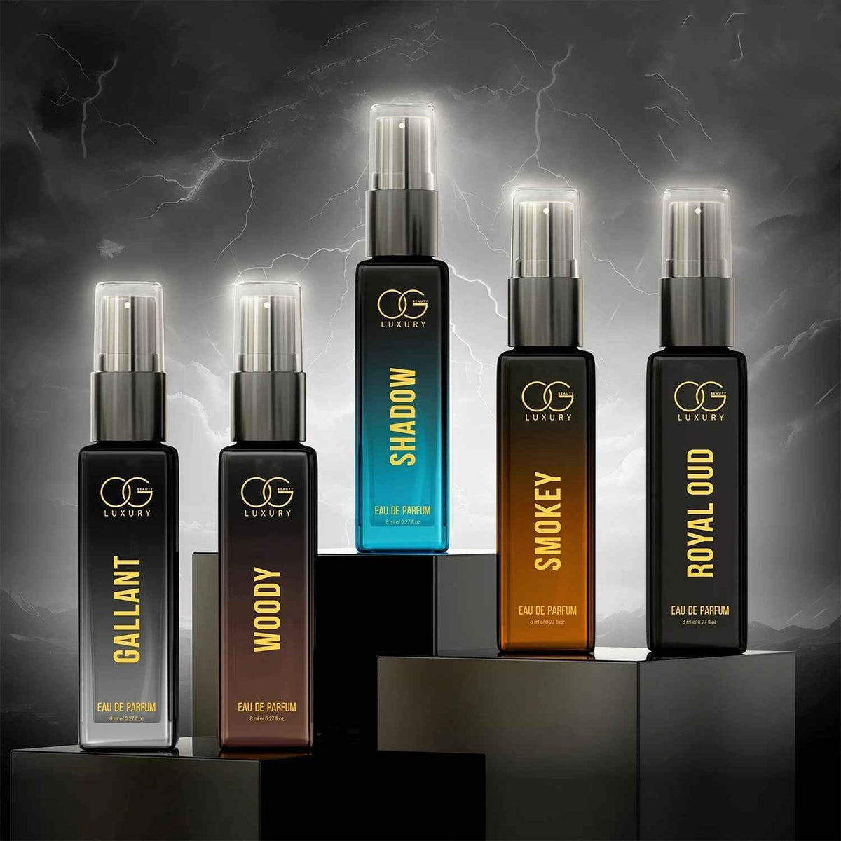 Luxury Perfume Combo Pack – 5 Long-Lasting Eau de Parfums for Men