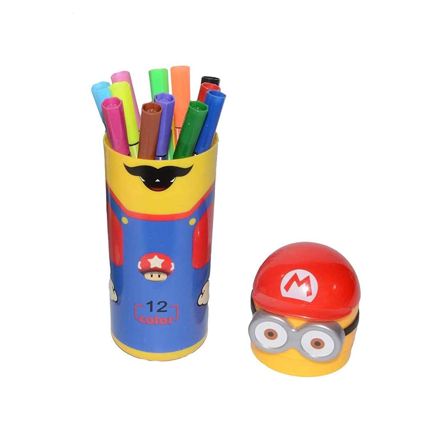 Minions Sketch Pen Set – 12 Vibrant Pens for Kids & Return Gifts | InkGlow