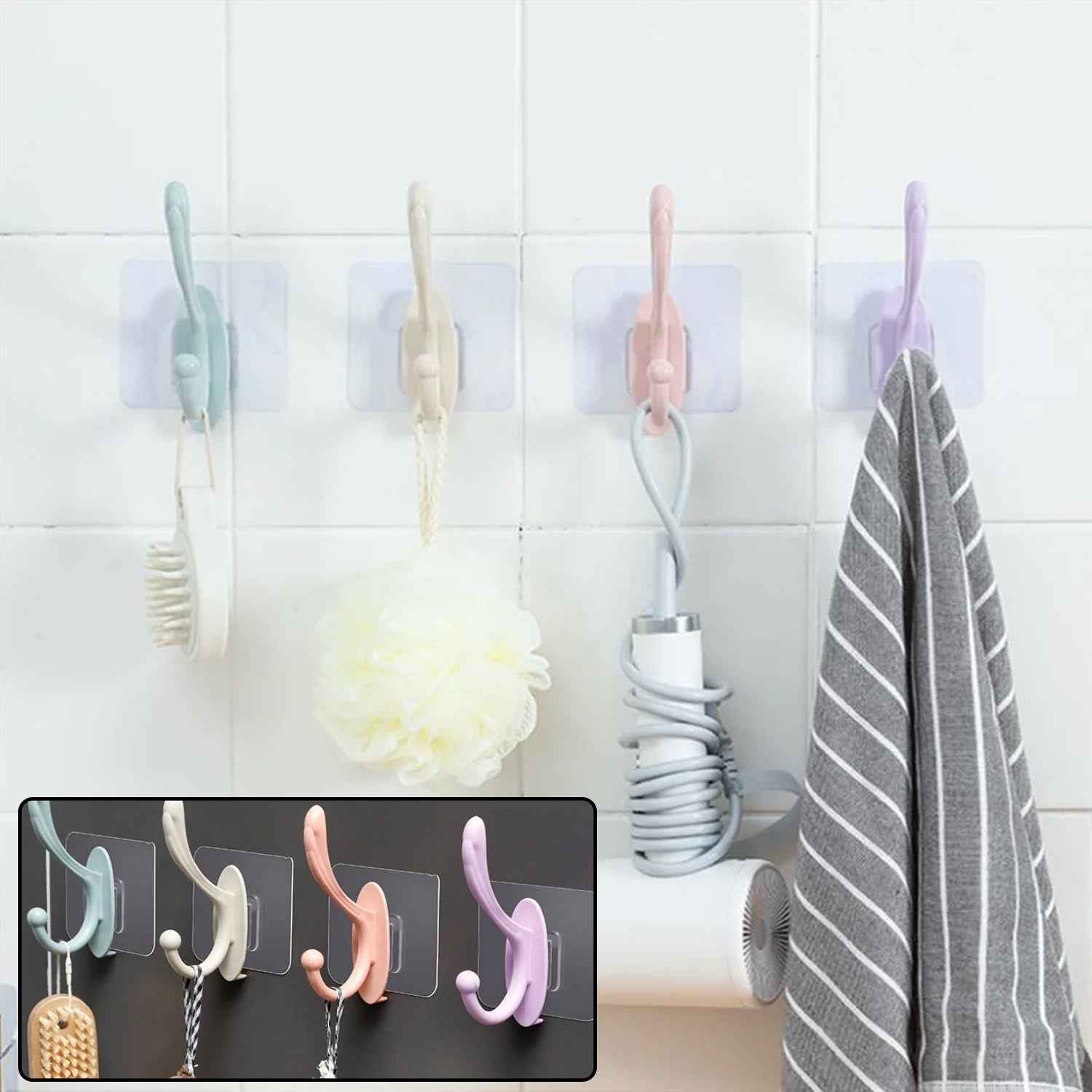 Self Adhesive Wall Hook – Heavy Duty & Drill-Free | Styleva