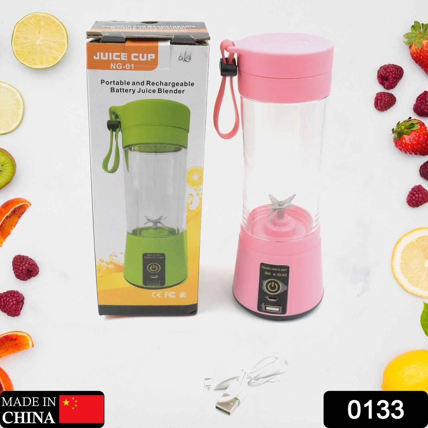 Portable USB Electric Juicer – 6-Blade Blender & Shaker | Chef’s Embrace