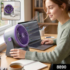 Personal Desktop Air Circulation Fan, Portable USB Desk Fan (1 Pc)