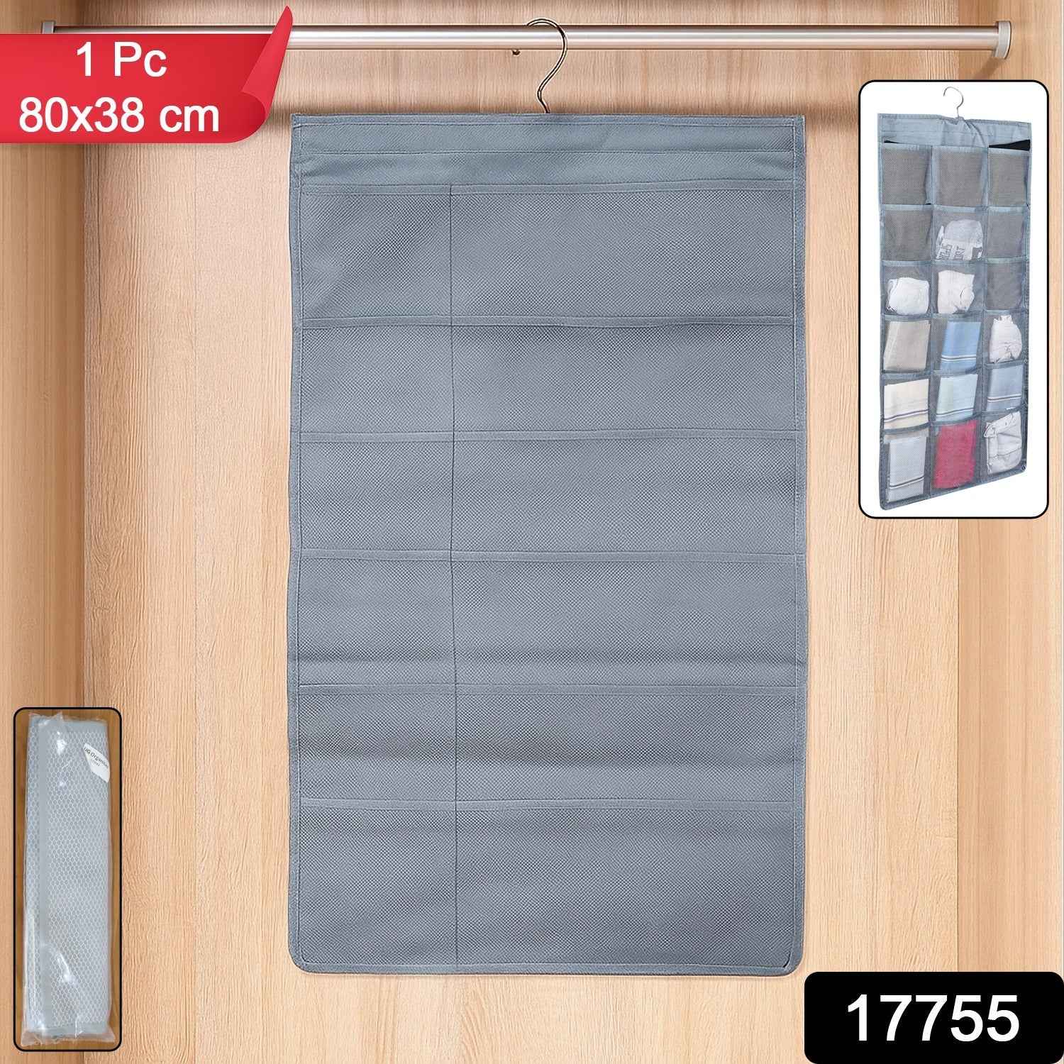Under Garment Organizer – Foldable Multi-Pocket Hanging Storage Bag