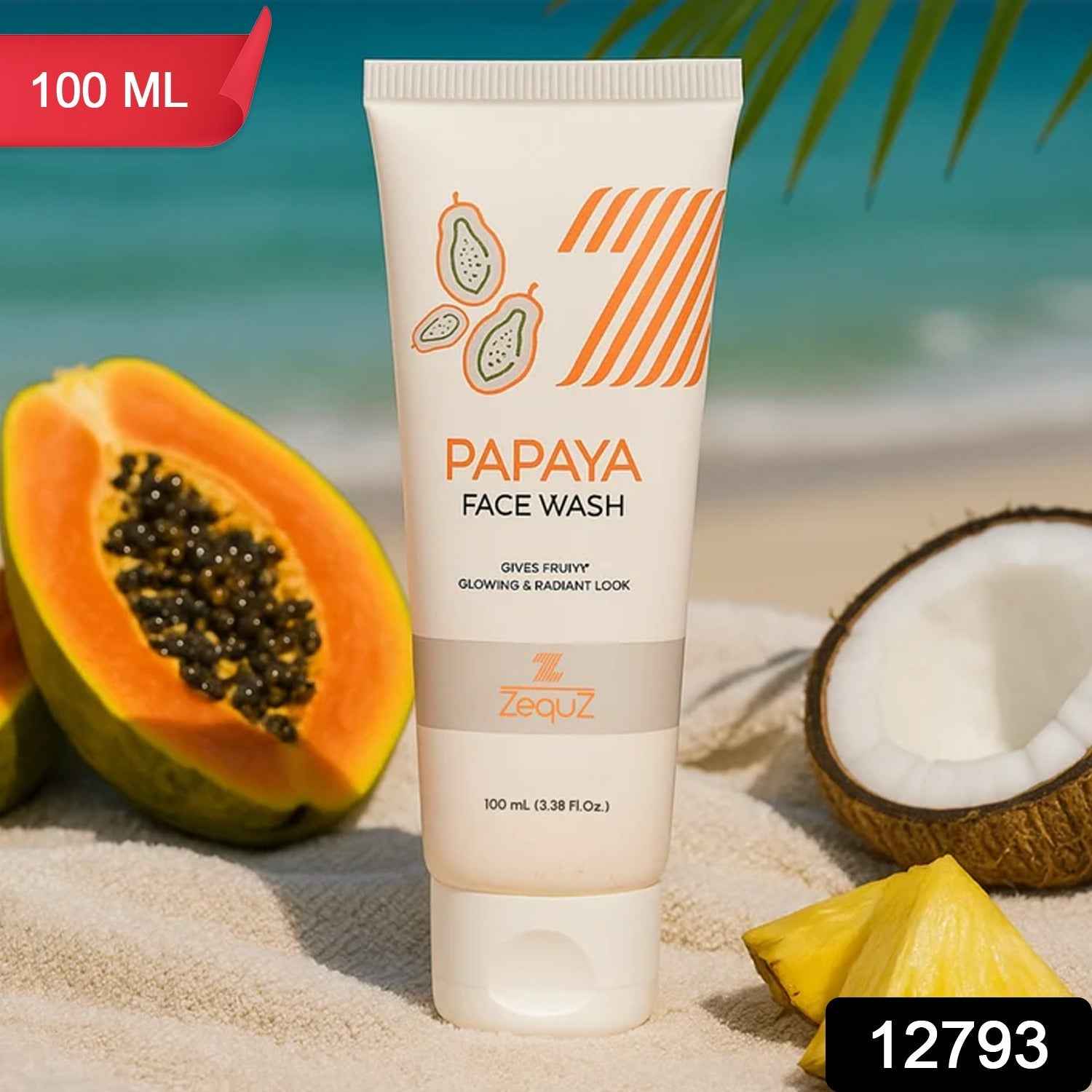 Papaya Face Wash – Gentle Deep Cleansing & Brightening