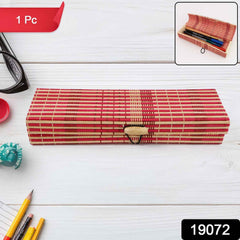 Bamboo Pen & Pencil Box – Eco-Friendly Handcrafted Organizer