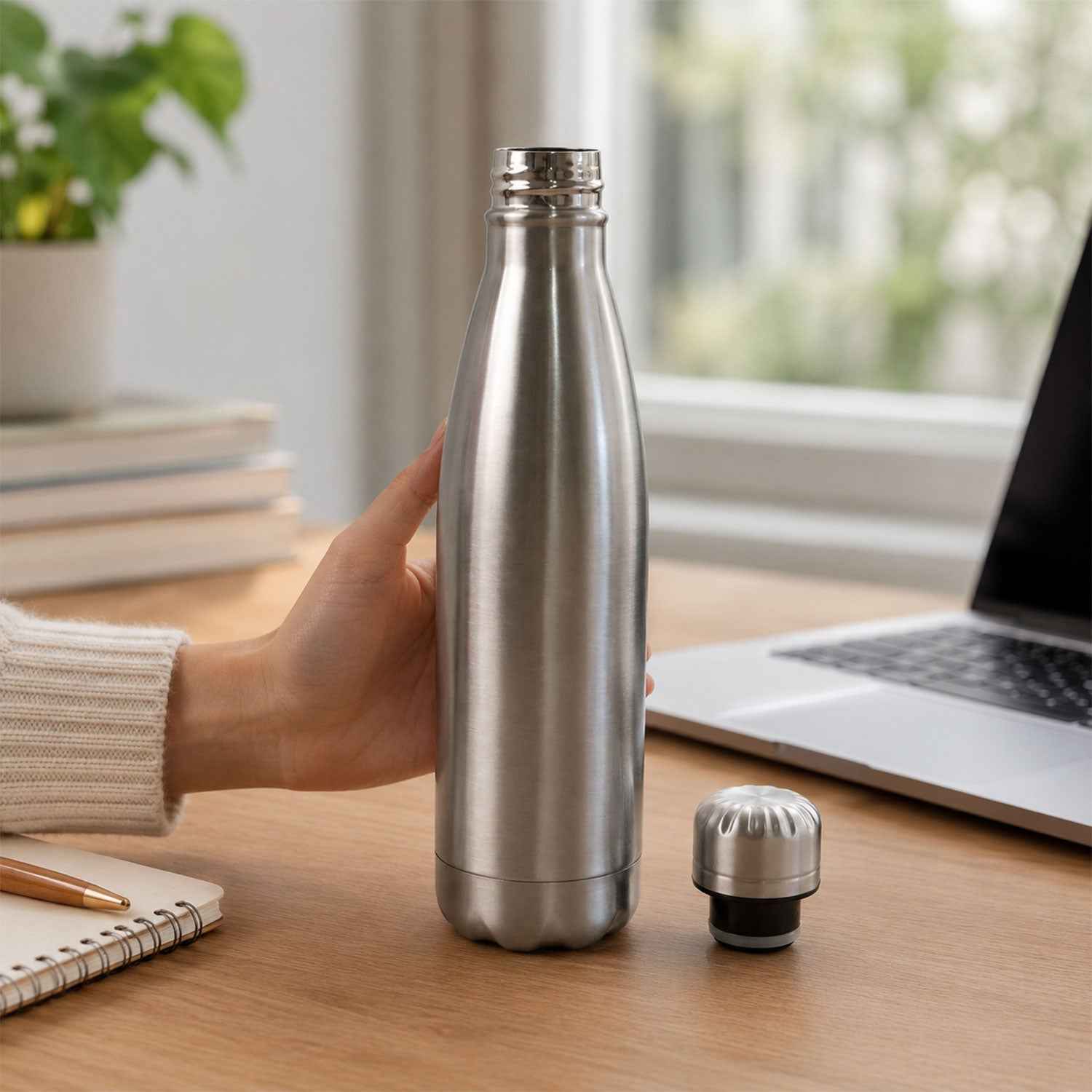 Stainless Steel Leak-Proof Water Bottle Ð Durable 500ml Hydration