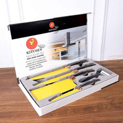 Professional Kitchen Knife Set – 6-Piece Stainless Steel Blades
