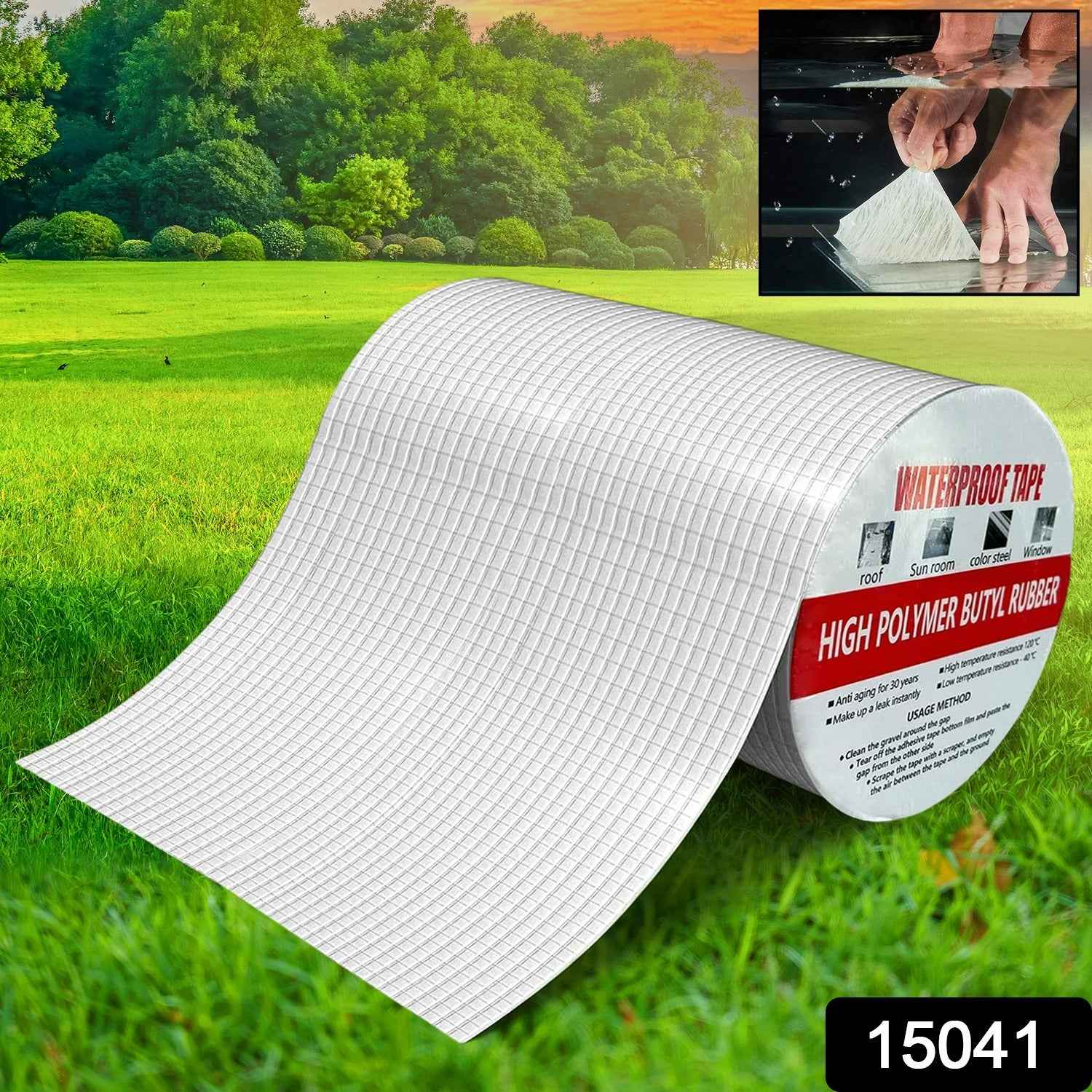 Waterproof Repair Tape Ð Durable sealing for pipes and roofs