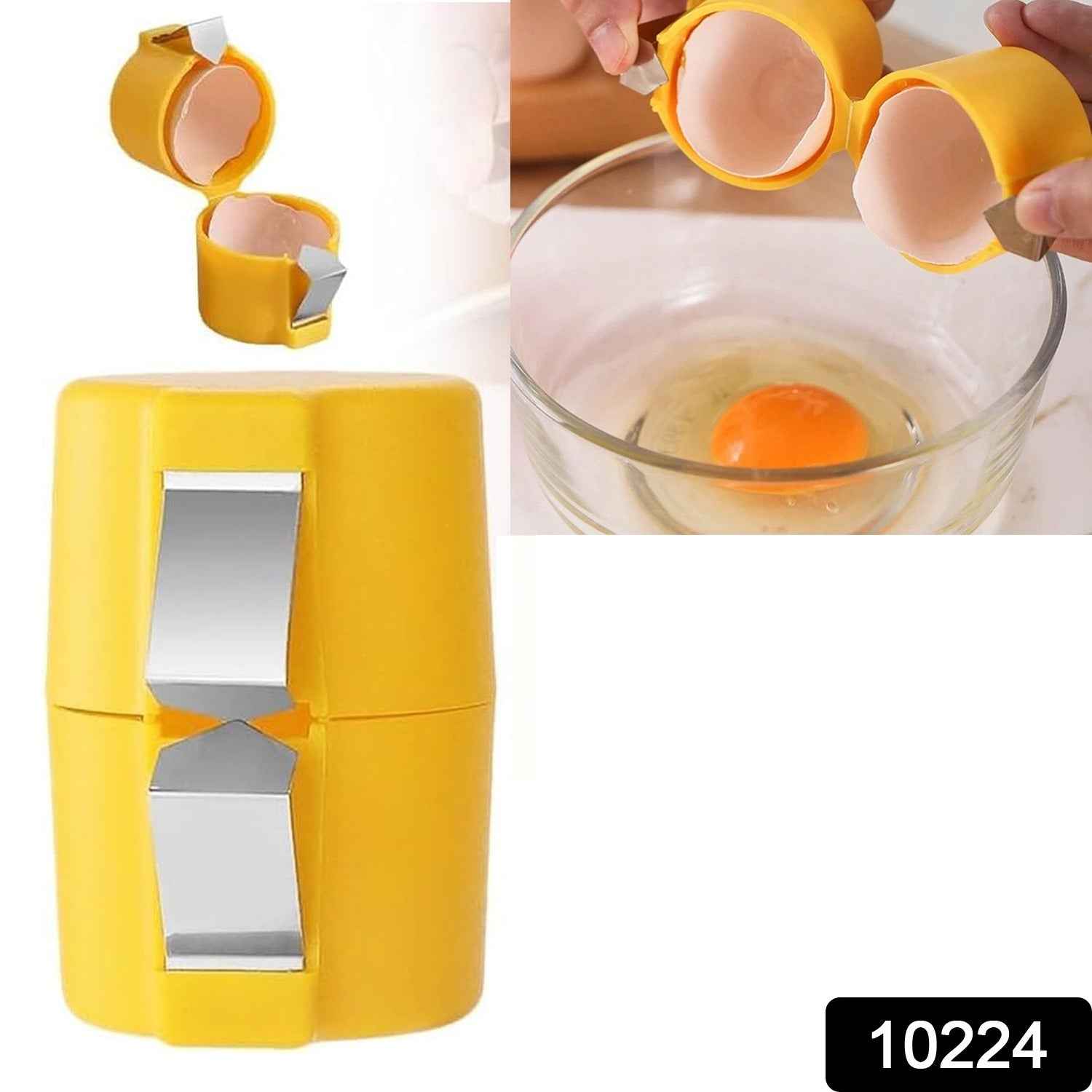 Egg Shell Opener – Handheld Egg Cracker Tool for Raw Eggs | Quickslice