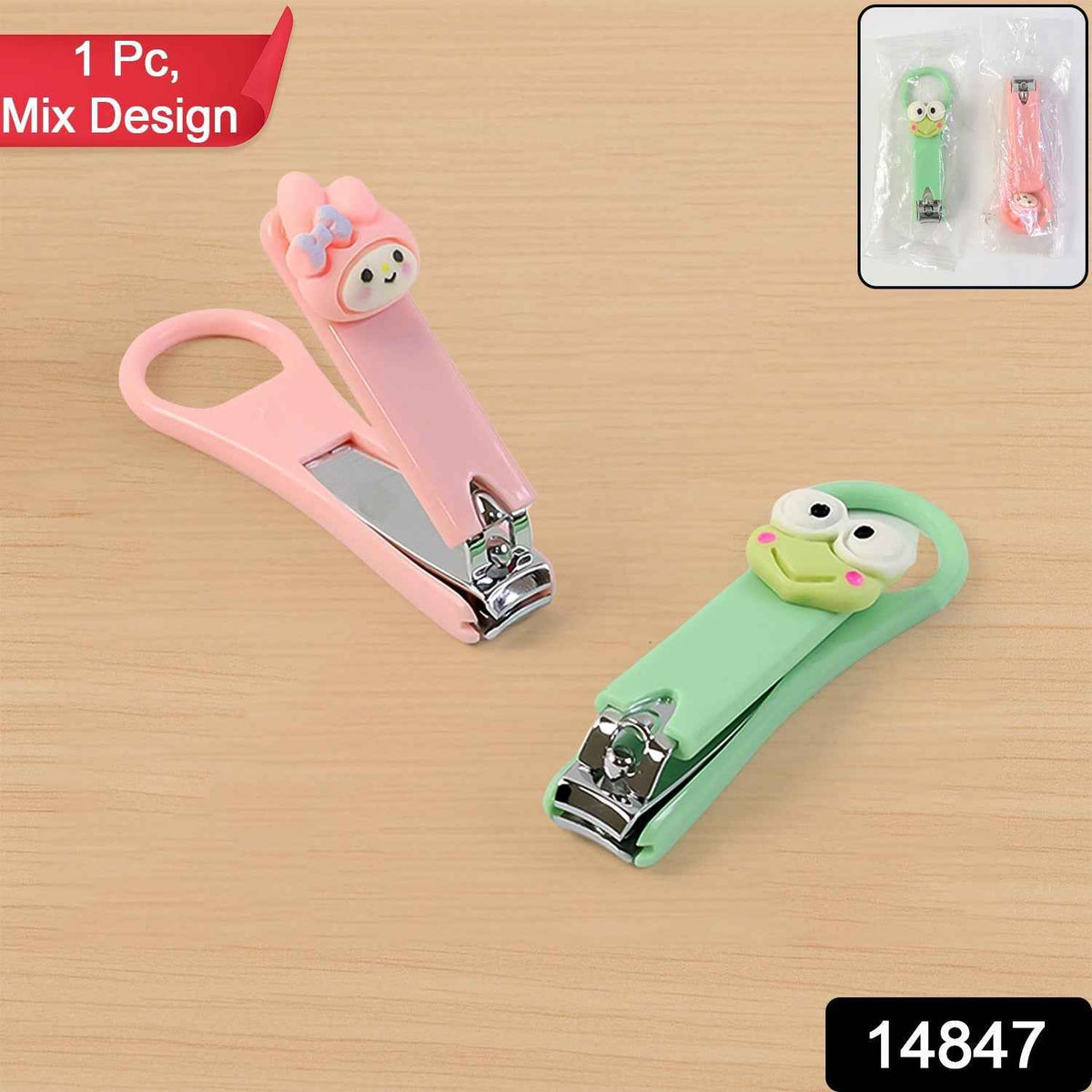 Kids Nail Clipper – Safe & Cute Cartoon Design Manicure Tool