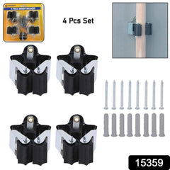Wall Mount Mop Holder – No-Slide Grip for Home & Garage | GlimmerHome