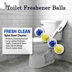 Toilet Cleaning Balls – Automatic Dual Action Freshness & Hygiene
