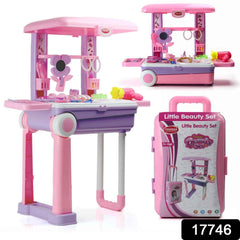 Kids Beauty Set Trolley – 25 Pcs Pretend Play | Aditi