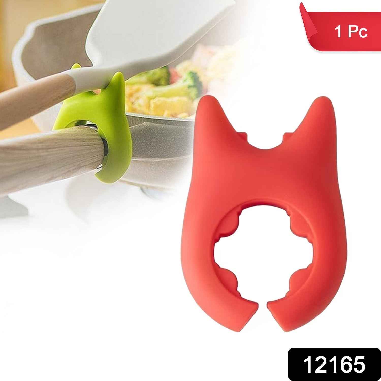 Plastic Pot Holder with Cat Ear Design – Adjustable & Heat-Resistant
