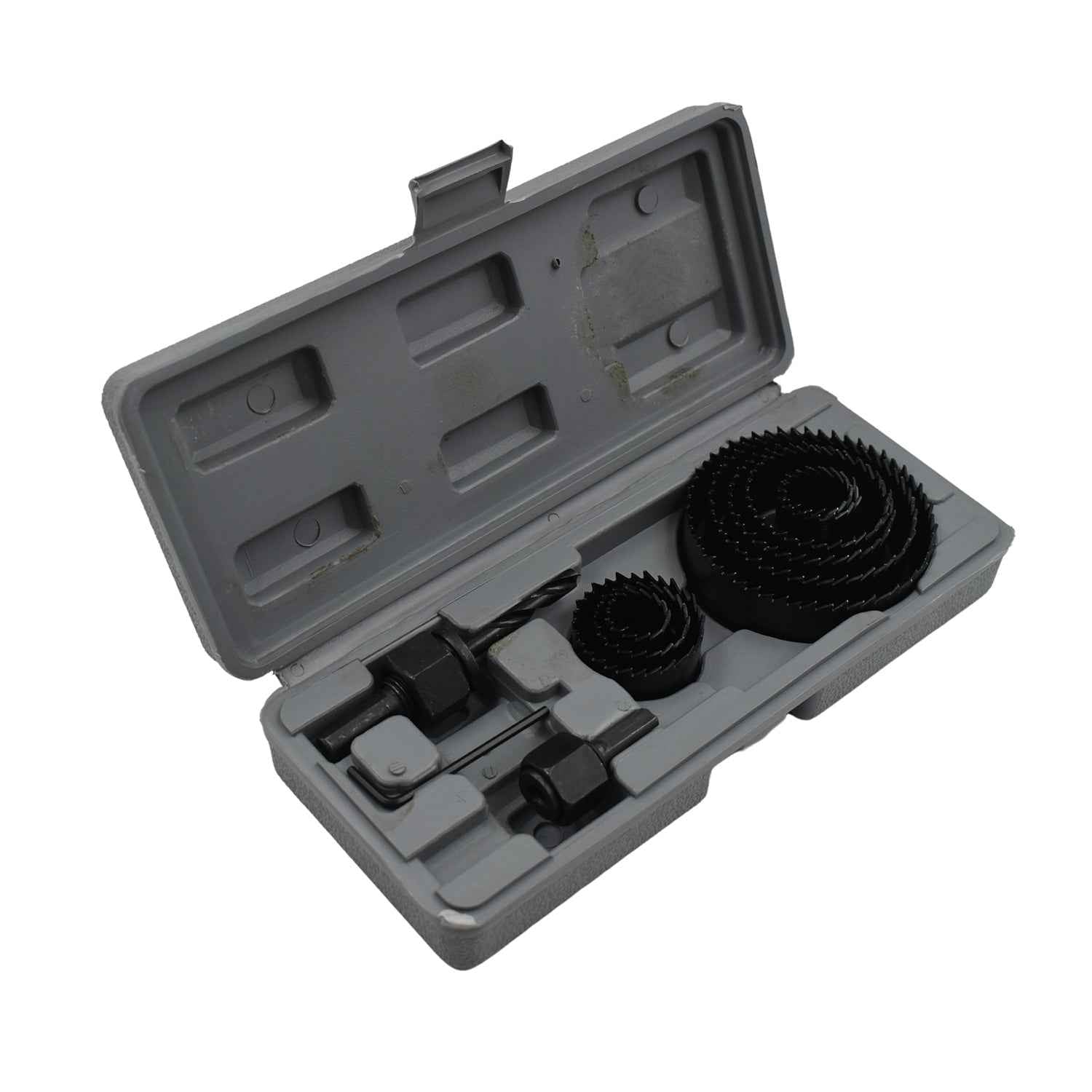 Hole Saw Kit 19-64mm – Carbon Steel Wood Drilling | BoltForce