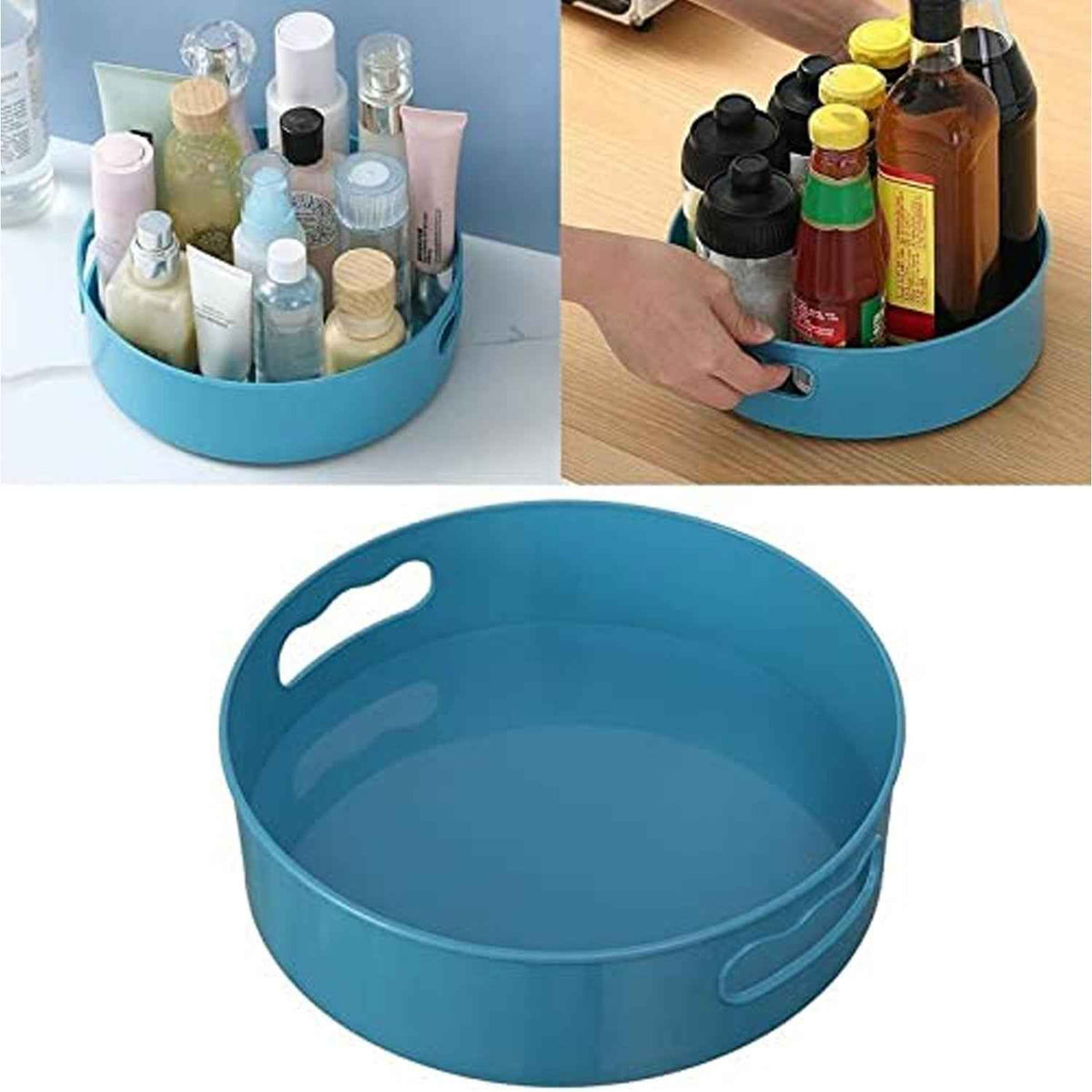 Rotating Kitchen Organizer – 360° Storage Turntable |