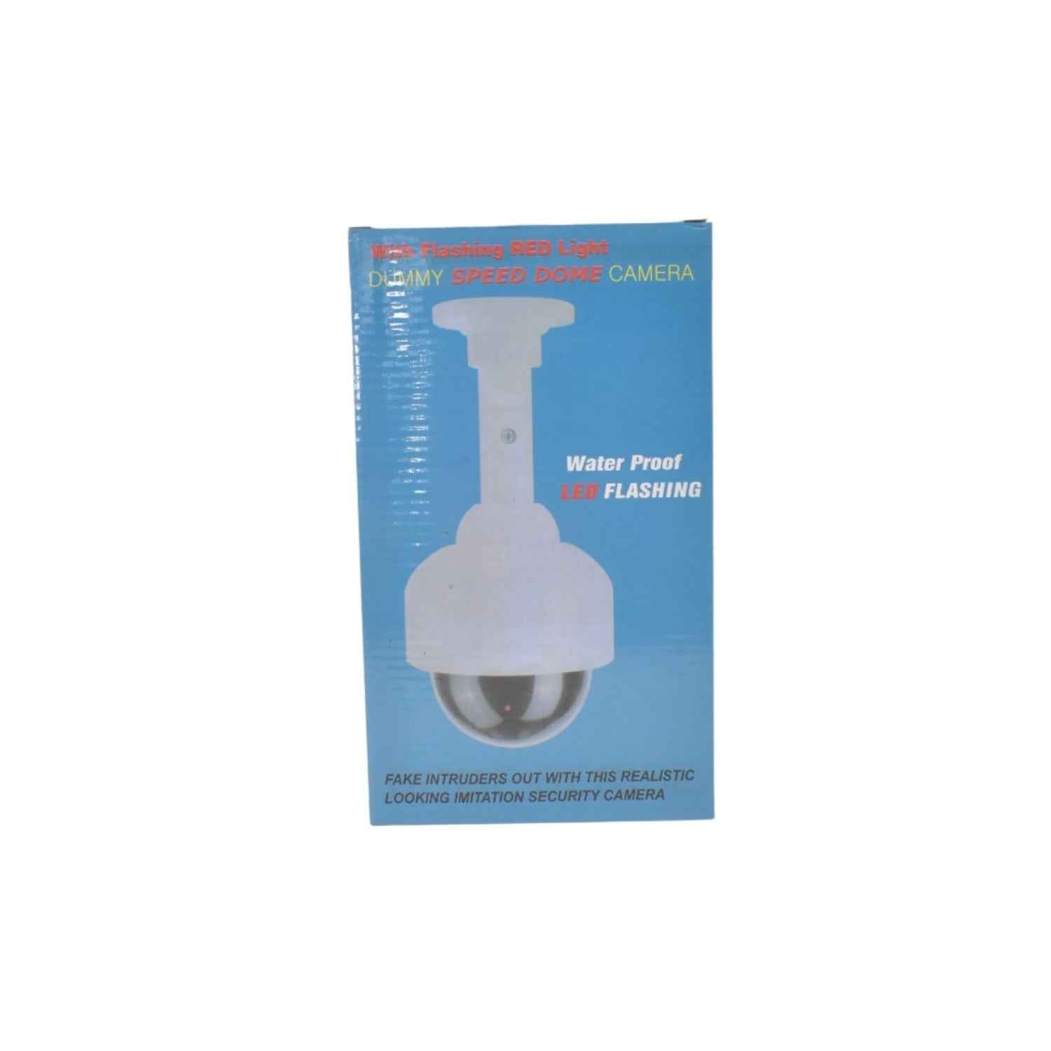 Dummy CCTV Camera – Realistic with Flashing LED & 360° Rotation | Safelix