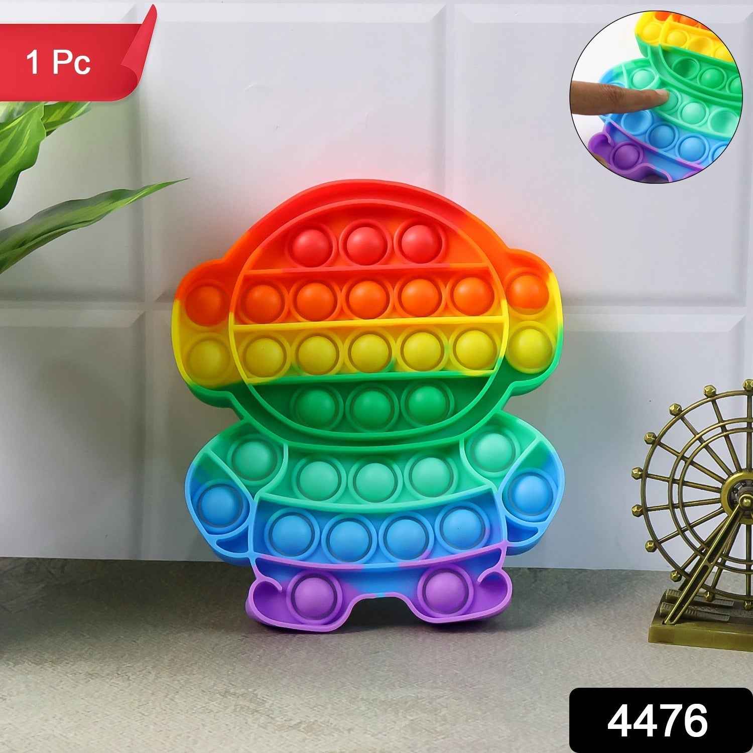 Silicone Pop It Fidget Toy – Stress Relief & Sensory Game
