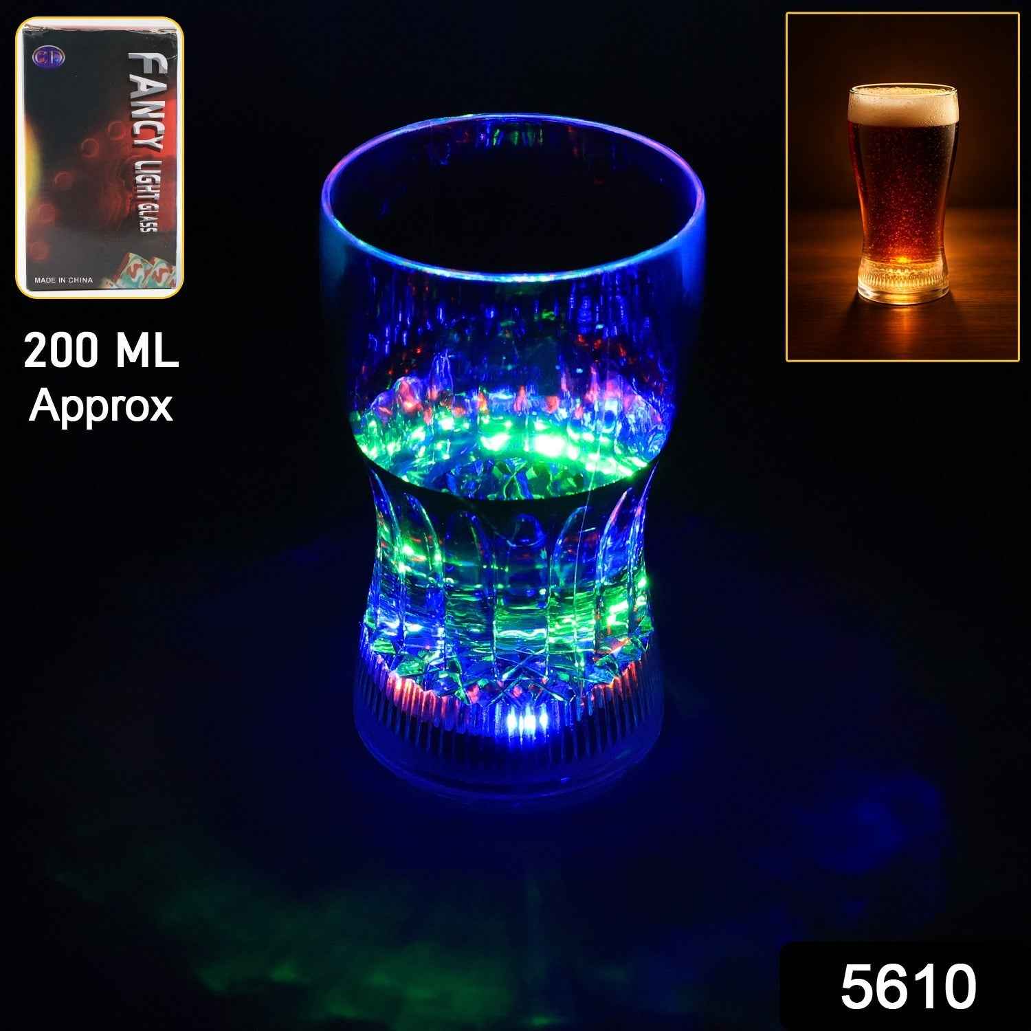 LED Light Glass – Vibrant Color Changing Party Cup 200ml