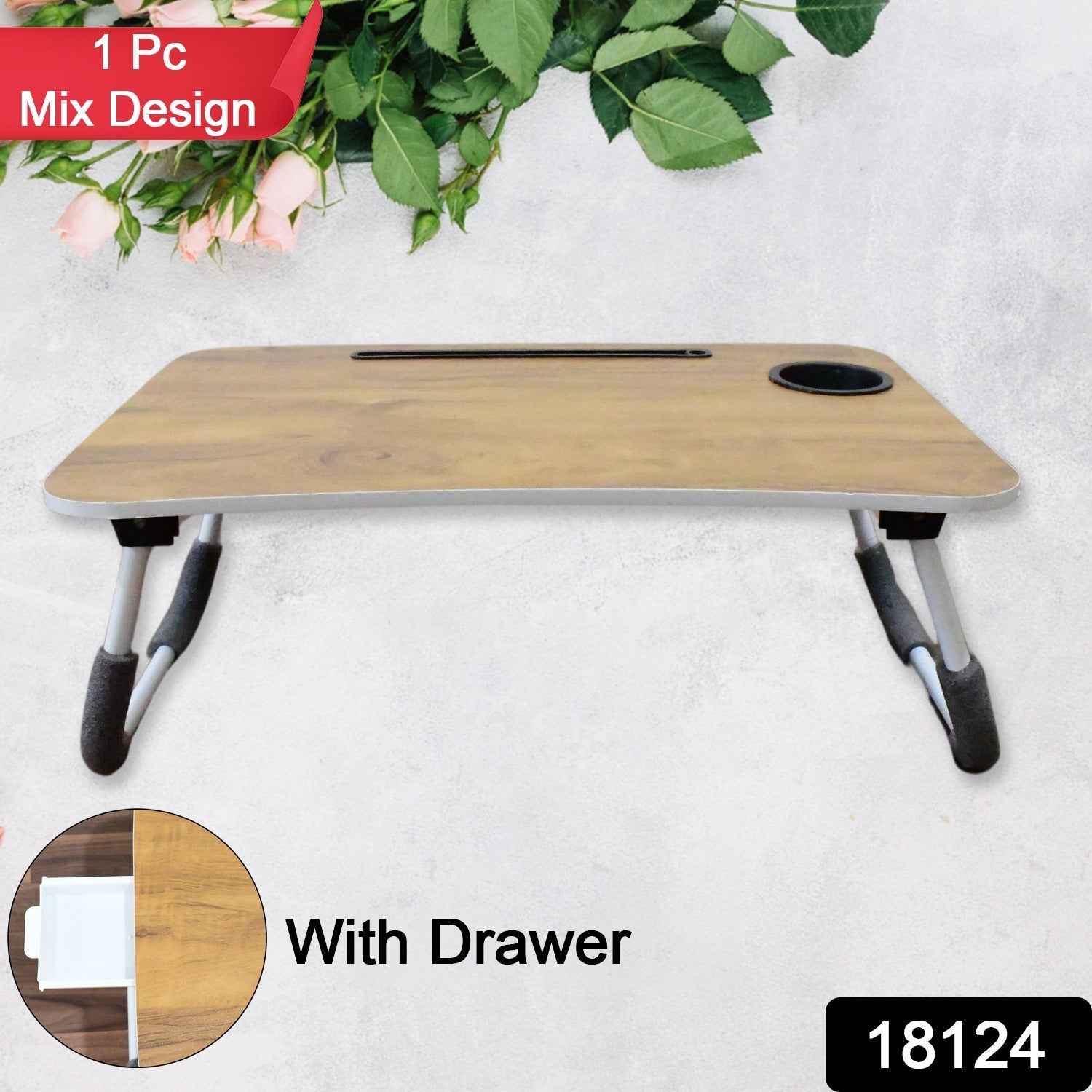 Foldable Laptop Table – Multi-Purpose Desk for Bed & Sofa |