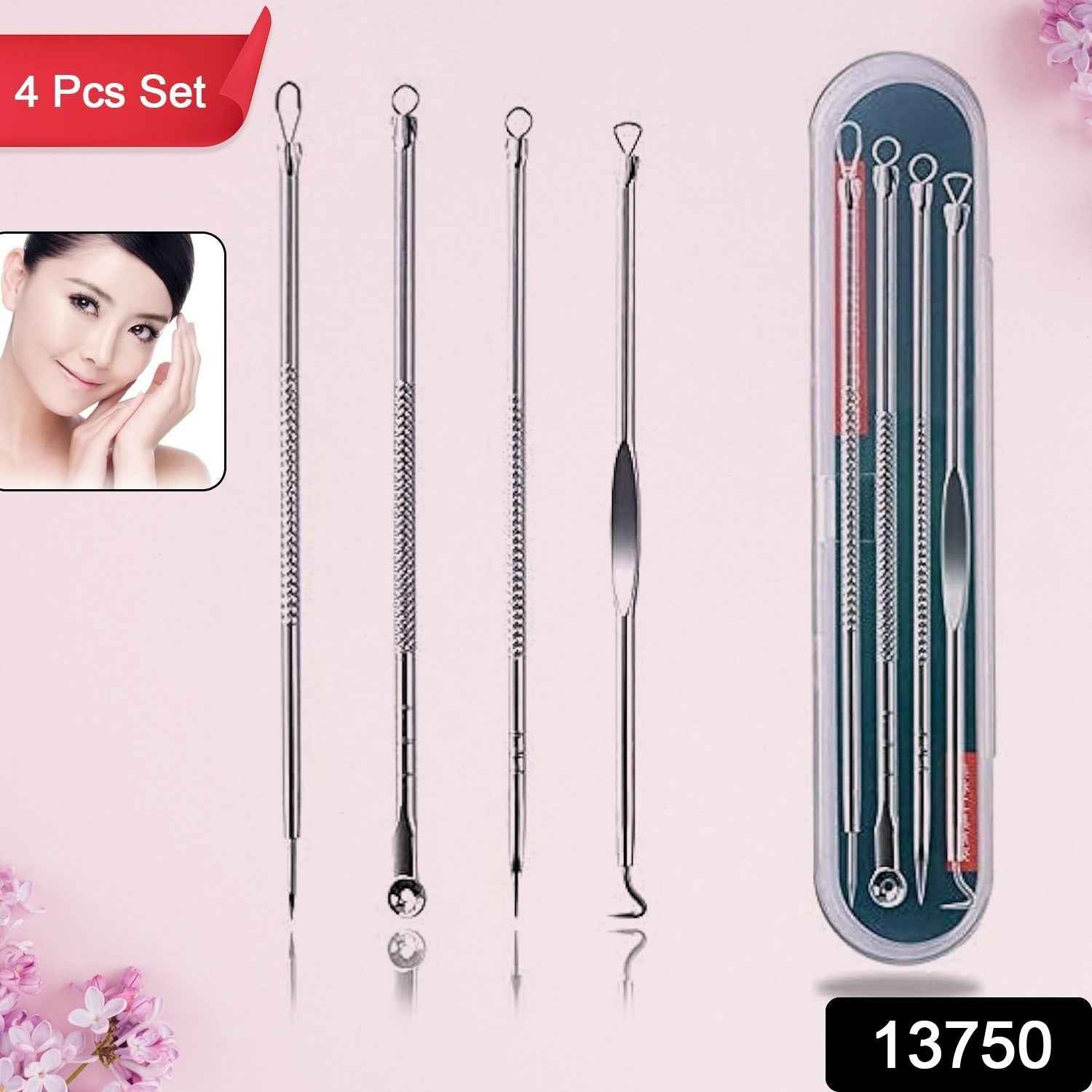 Blackhead Remover Tool – 4-in-1 Stainless Steel Extractor | ToolMate Pro