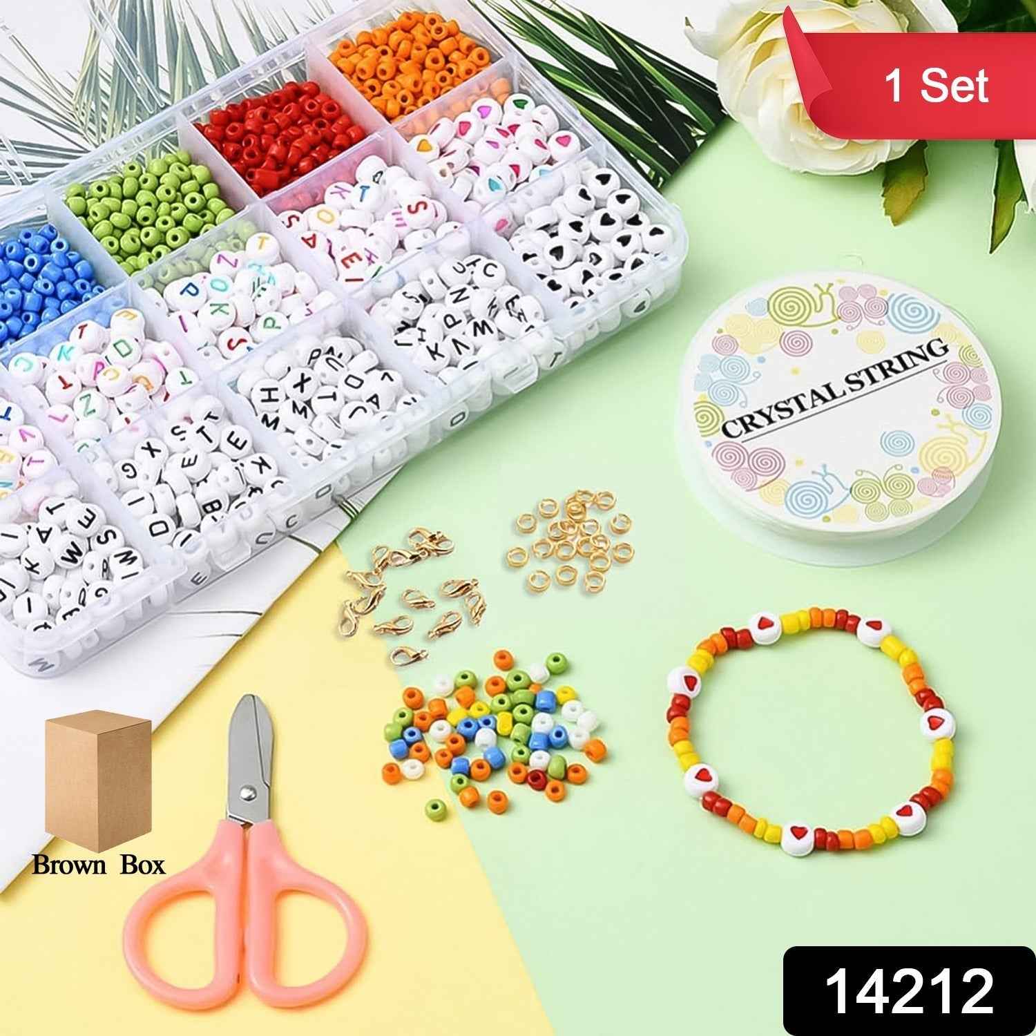 DIY Bracelet Making Kit – Alphabet & Colorful Beads for All Ages