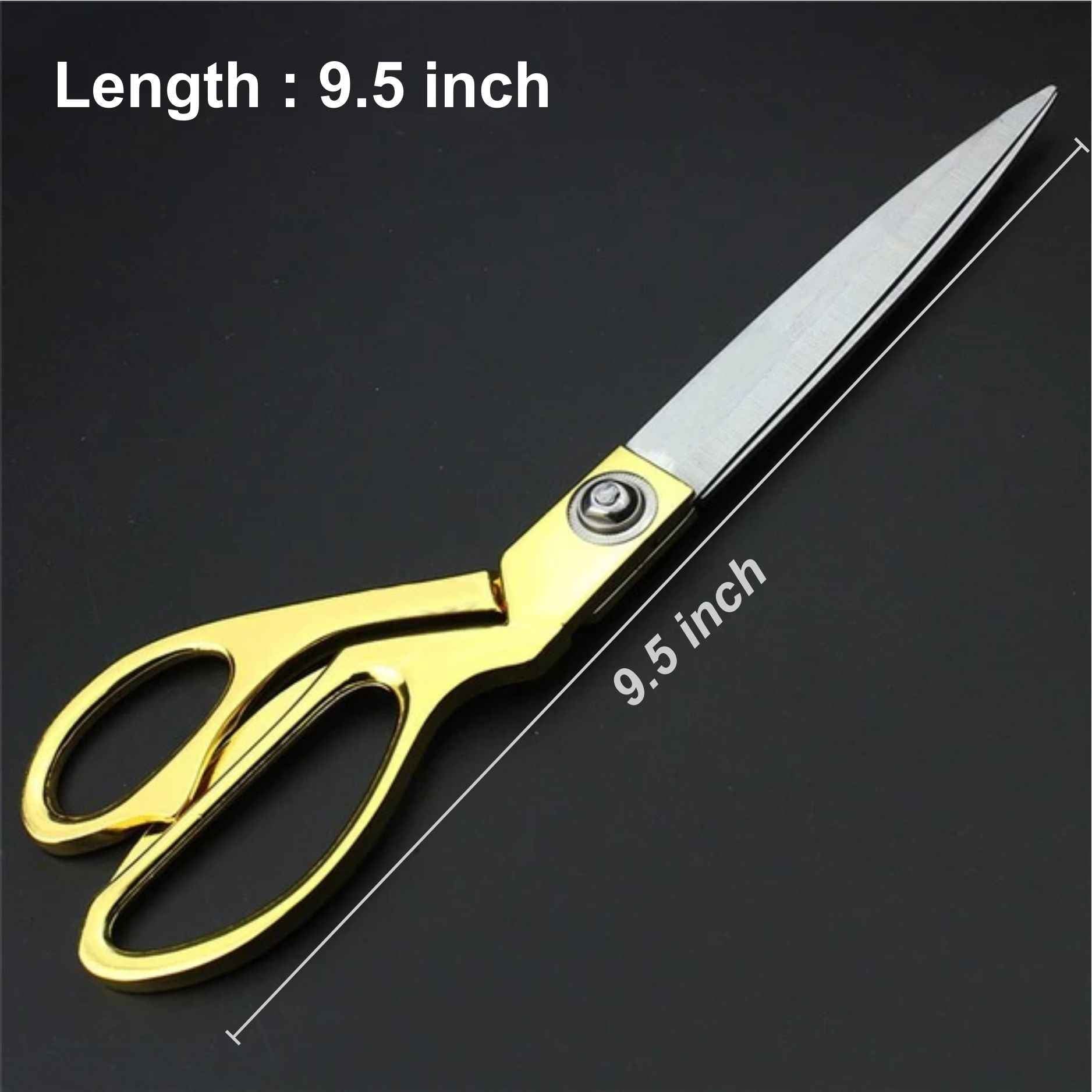 Tailoring Scissor – 9.5 Inch Golden Stainless Steel | Cisora