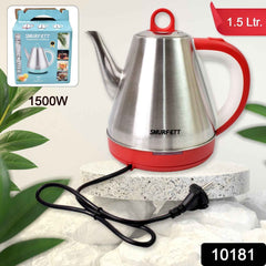 Electric Kettle 1.5 Litre – Stainless Steel, 1500W | Siplix