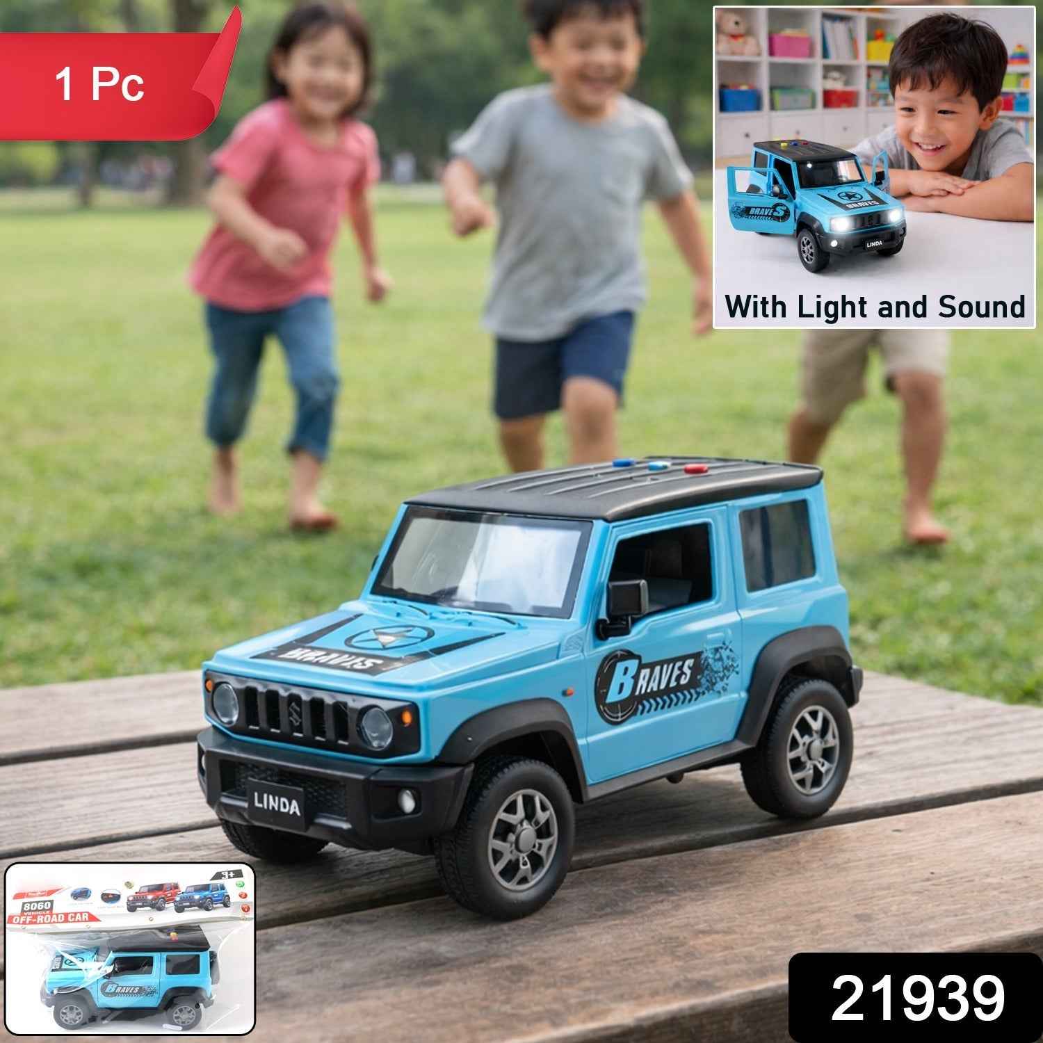 Kids Off-Road Toy Car – Rugged & Lighted Adventure Vehicle