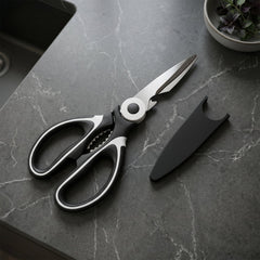 Kitchen scissors with stainless steel blades