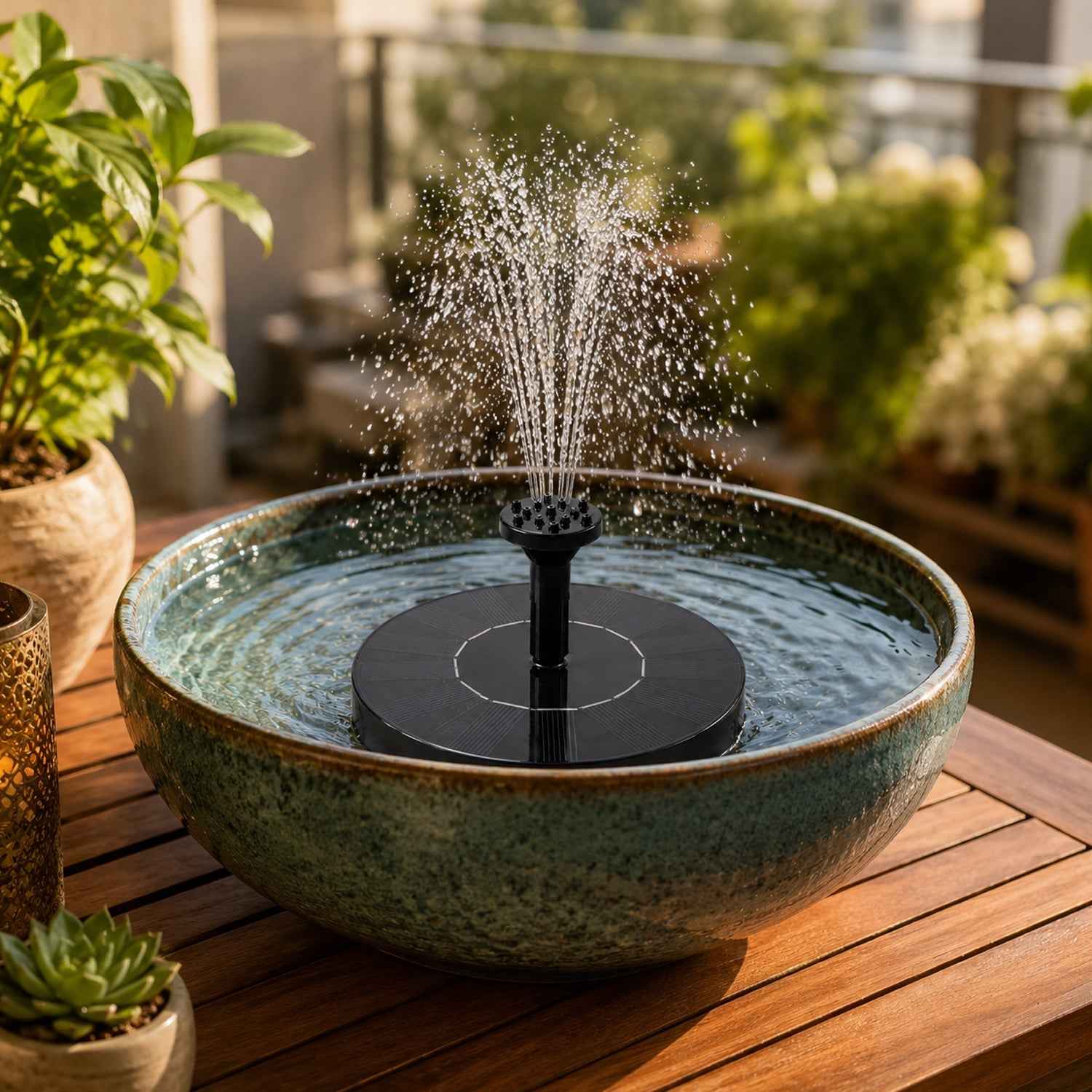 Solar Water Fountain Pump Ð Eco-Friendly Garden Water Feature
