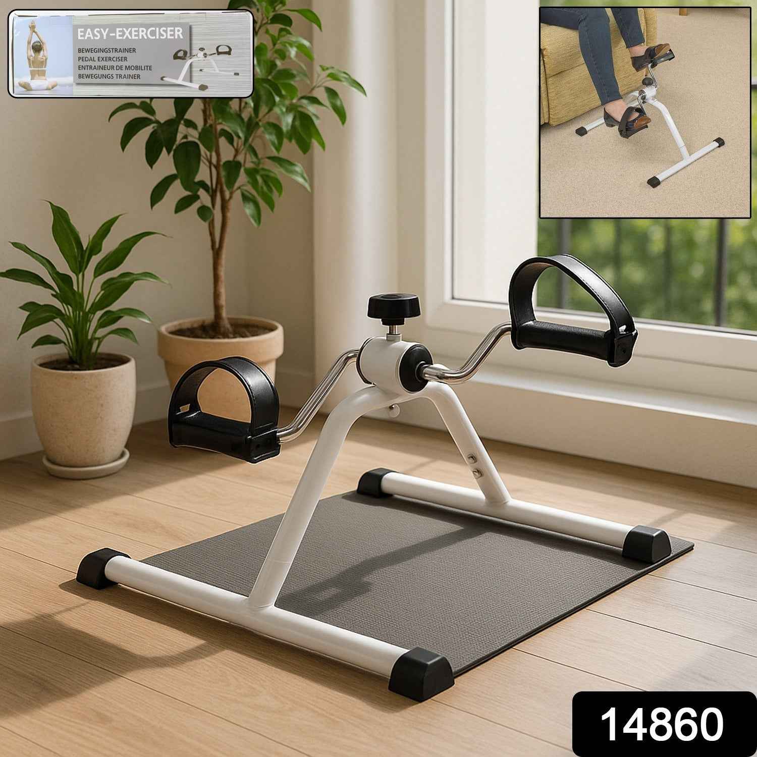 Mini Pedal Exerciser Ð Compact & Portable Home Workout Equipment