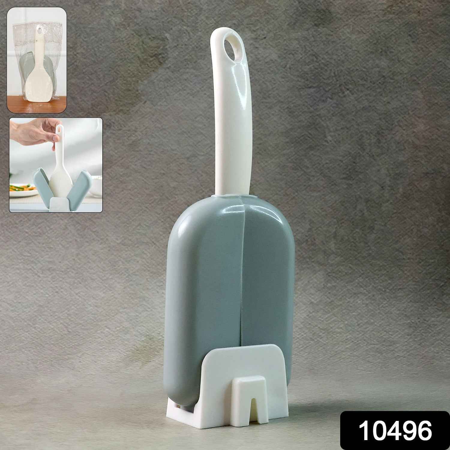 Automatic Rice Spoon Holder – Hygienic Dust Cover Storage