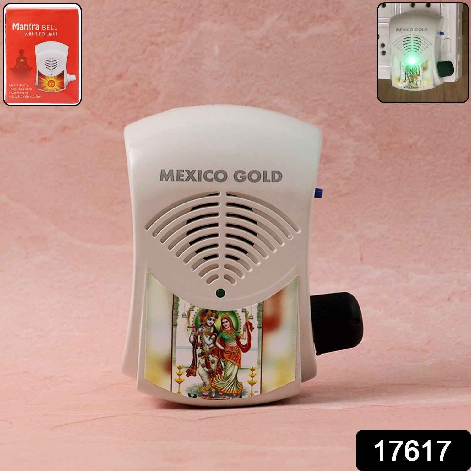Electric Mantra Bell – Automatic Chanting with LED Light