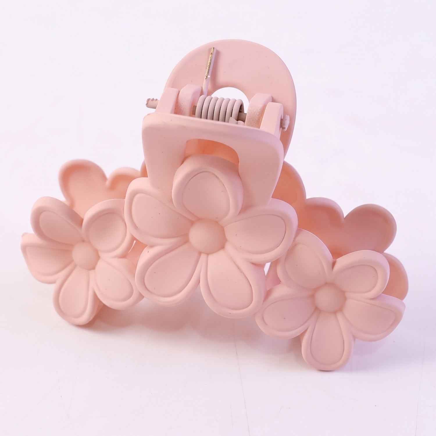 Large Plastic Hair Clip Ð Elegant Flower Design for Women