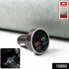 Multi-Port Car Charger – Fast 4 USB Ports for 12V/24V Vehicles