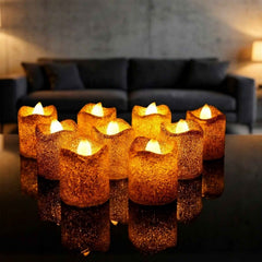 LED Tealight Candles – Premium Flameless Decorative Lights (9 Pc Set)