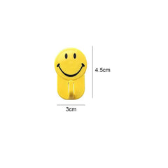 Smiley Face Hooks – 1 Kg Load, 6 Pcs | GlimmerHome