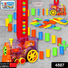 Domino Train Set – 60-Piece Automatic Block Laying Toy | Little Blocks