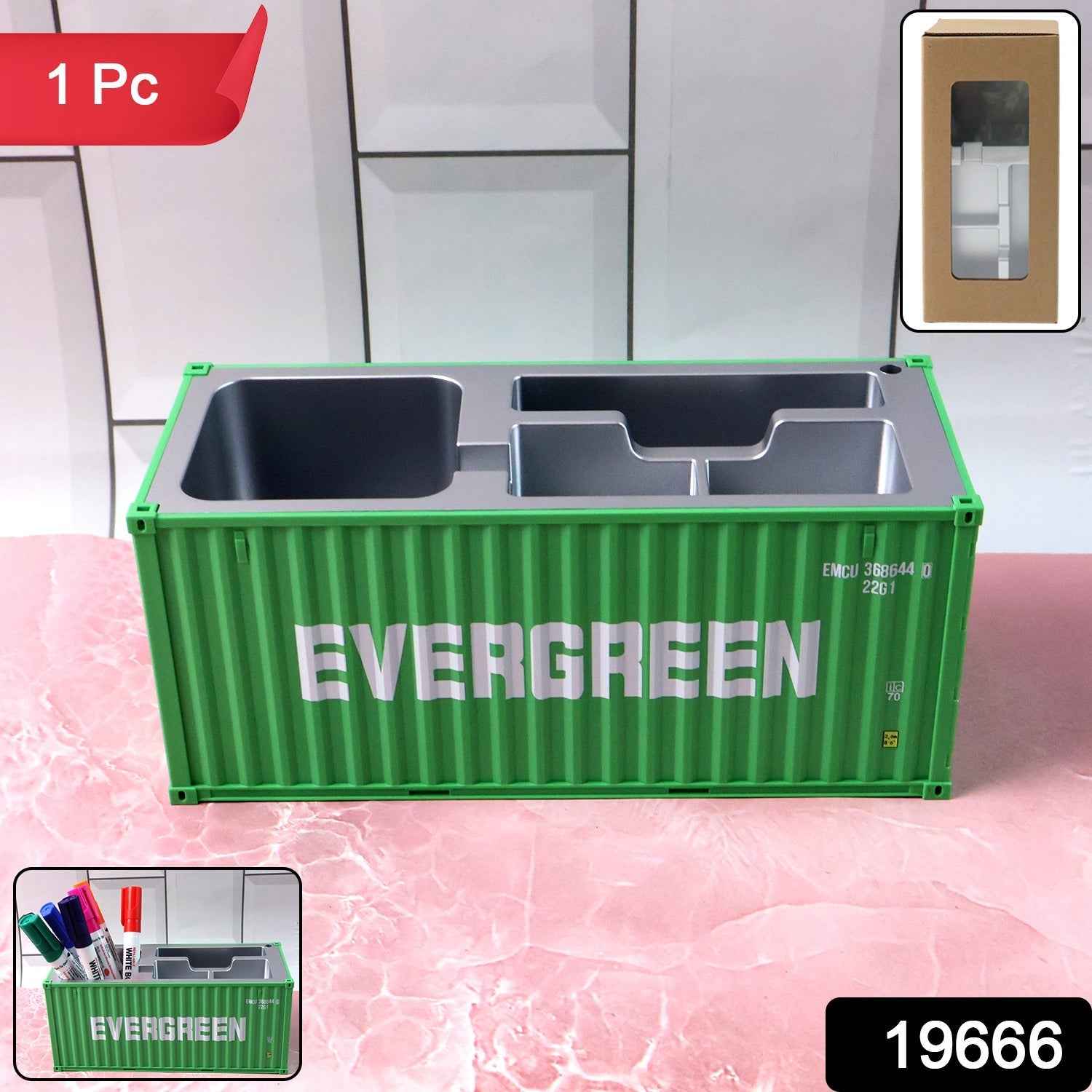 Desk Organizer – Multi-Compartment Container-Style Storage Box