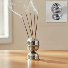 Stainless Steel Big Jasmine Agarbatti Stand – Multi-Stick Incense Holder
