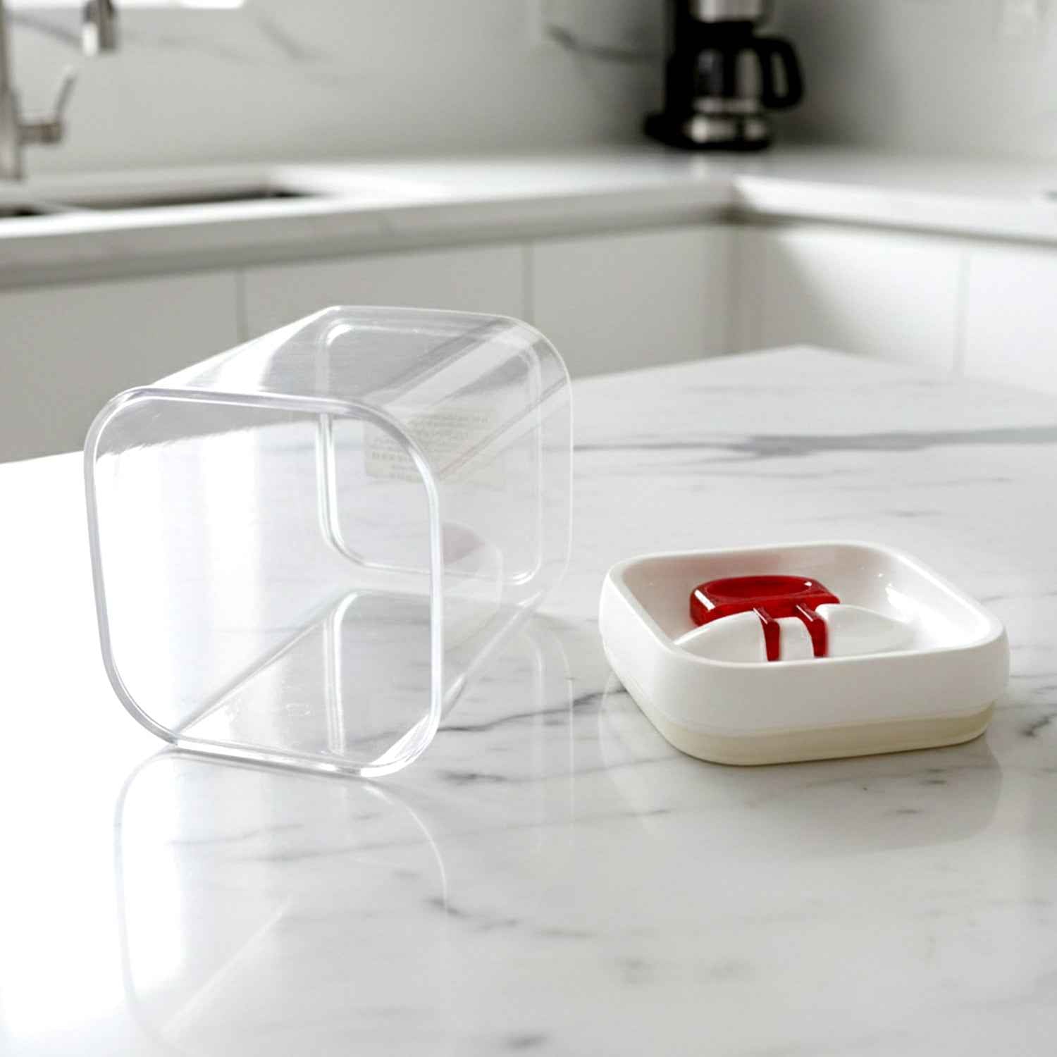 Airtight Kitchen Storage Container – Secure Lock & Transparent 1100ml
