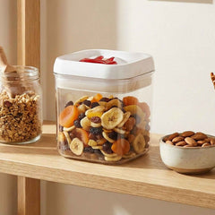 Airtight Storage Container – 450 ML Leak-Proof Red Lid