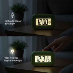 Digital Alarm Clock – Clear Display with Date & Temperature