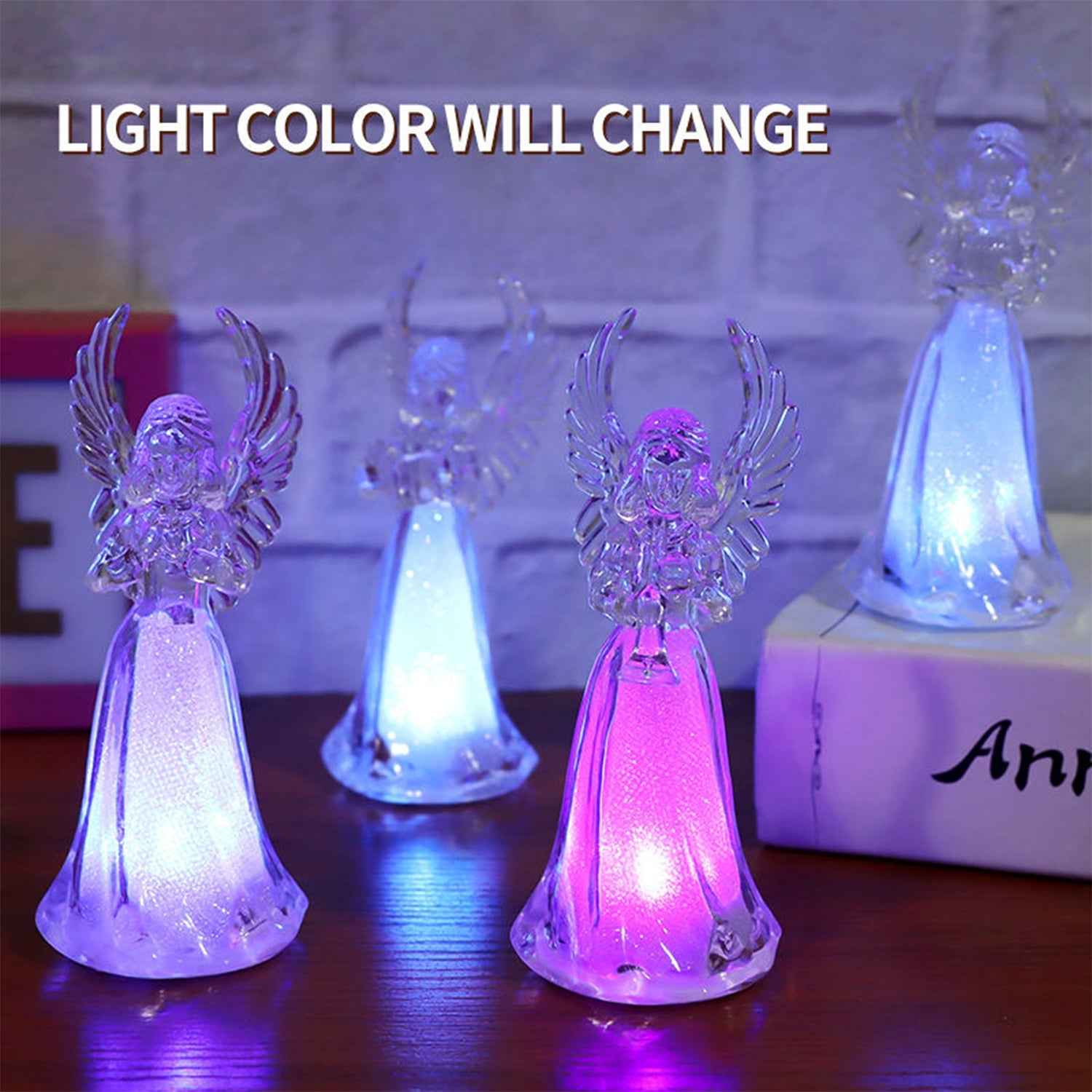 LED Angel Decorative Lights – Multicolor Battery Operated Set