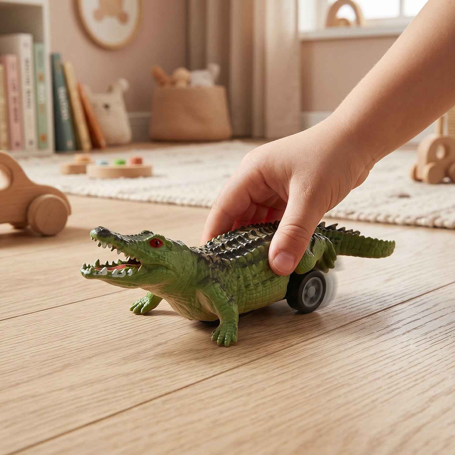 Kids Animal Pull Back Toy Ð Fun Rolling Motion & Imaginative Play